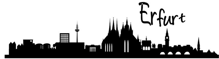 Skyline von Erfurt